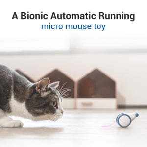 Cheerble 2024 all'ingrosso elettrico intelligente giocattoli interattivi per animali domestici auto-movimento giocando al coperto di addestramento del Mouse giocattoli per gatti - Product Image 5