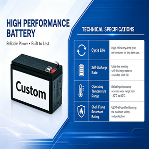 Batterie UPS monophasée personnalisée APC <span class=keywords><strong>CyberPower</strong></span> pour batteries au plomb scellées/LiFePO4, taille/connecteur sur mesure, alimentation pour ordinateur, NAS, WiFi - Product Image 5