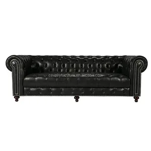 Winchester Chesterfield Lederen Bank, Alton Bay Lederen Bank, Luxe Woonkamer Ligstoel Sofa Stoelen