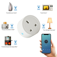 Mini prise intelligente Tuya Smart UK avec Alexa Google Home compatible Wi-Fi