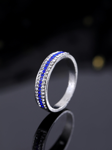 Đồ Trang Sức Thời Trang Bạc Đơn Giản Nhẫn Tốt Sang Trọng Tùy Chỉnh Đồ Trang Sức Quà Tặng Chất Lượng Cao Giá Rẻ Kim Cương Nhẫn Phụ Nữ Cô Gái - Product Image 3