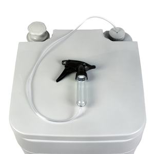 Portátil 12L + 20L Camping RV Sanita Bomba De Pistão Dupla Saída De Plástico Móvel Toalete Duas Camadas-para Viagem Exterior Acessórios - Product Image 1