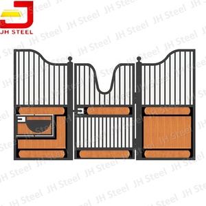 Carbonisé Bambou Classique Équine Grande Structure Maison Panneaux de Cheval Stable Décrochage - Product Image 2