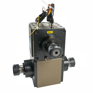 Hqd มอเตอร์เหล็ก7.5Kw สี่ด้าน ER40ระบายความร้อนด้วยอากาศเครื่องเจาะผลผลิตสูง GDF82.5-247.5-18Z มอเตอร์7.5SS - Product Image 1