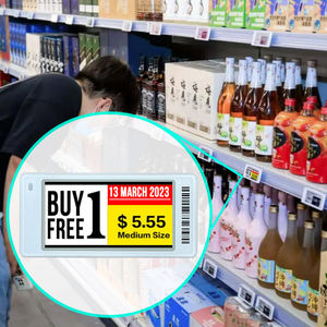 Système ESL EAS pour hypermarchés, solution d'étiquettes de prix numériques E-Paper E-Ink, étiquettes électroniques de rayonnage BLE pour supermarchés et magasins électroniques - Product Image 5