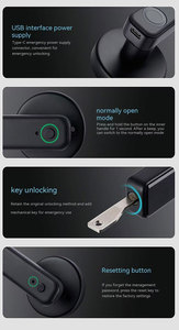 <b>Smart</b> Door Handle <b>Lock</b> BLE Password Keyless Electric Handle <b>Lock</b> Tuya <b>Smart</b> Home Door <b>Lock</b> With Handle - Product Image 5