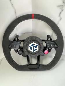 Volante de Fibra de Carbono LED Personalizado con Palanca de Cambios para <span class=keywords><strong>Audi</strong></span> Rs RS3 8p RS4 RS5 S3 S4 S5 S6 2012 2013 2014 2015 2017 - Product Image 5