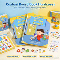Livre sur mesure à couverture rigide en couleur Services d'édition de livres pour enfants en anglais Apprendre des histoires Service d'impression à couverture rigide