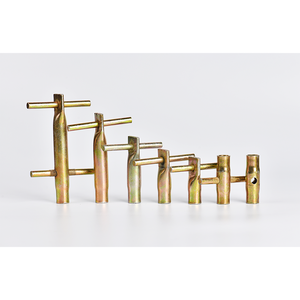 Vis de béton filetée M12 en acier au carbone, <span class=keywords><strong>ancrage</strong></span> à anneau de levage, barre transversale plaquée zinc brillant - Product Image 6