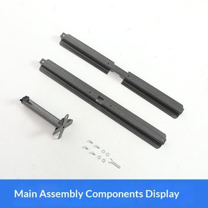 Sombrilla de Exterior Grande y Gruesa con Base de Metal y Poste de Acero, Radio de 42-52 cm, Sombrilla Publicitaria - Product Image 4