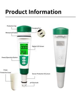 Analyseur de qualité de l'<span class=keywords><strong>eau</strong></span> MF51 multiparamètres 6 en 1 : pH, salinité, conductivité, TDS, résistivité, température - Product Image 3