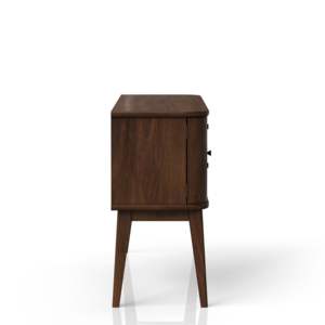 DB Mid-Century Modern Cherry Finish Server Cabinet with <b>2</b> <b>Drawers</b> Bar <b>Storage</b> Solution - Product Image 3