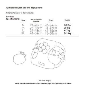 <span class=keywords><strong>Gilet</strong></span> de traction en polyester léger et confortable pour chiot, laisse pour chien pour petits chiens - Product Image 4