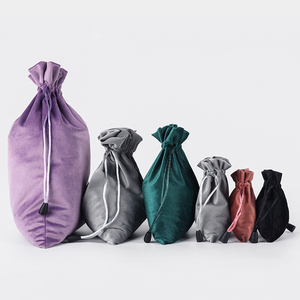 Promotional Reusable Custom Logo Colorful Soft Velvet Jewelry <b>Dust</b> Packaging Velvet Pouches Velvet Drawstring <b>Bag</b> for Eyewear - Product Image 4