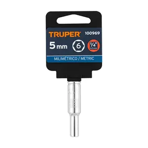 BOX 6 Douille longue de 5 mm, 6 points, entraînement 1/4 po, TRUPER - Product Image 4