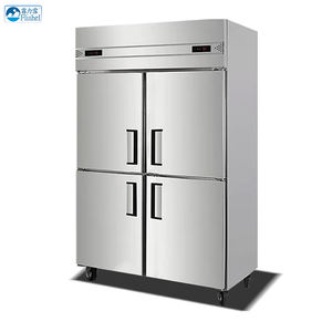 Congélateurs <span class=keywords><strong>de</strong></span> cuisine sans givre commerciaux équipement <span class=keywords><strong>de</strong></span> réfrigération <span class=keywords><strong>50</strong></span> <span class=keywords><strong>50</strong></span> réfrigérateur congélateur à refroidissement par air réfrigérateur profond en acier inoxydable - Product Image 2