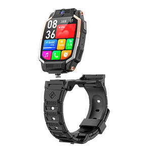Montre connectée HKSF H13 SIM 4G Full Netcom avec caméra rotative, appel vidéo, positionnement GPS, batterie 840 mAh pour iOS Android Noir - Product Image 4