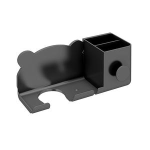 Support mural pour sèche-cheveux Hundred Flags, rectangulaire, 12 pouces, durable, gain de place, rangement pour salle de bain - Product Image 1