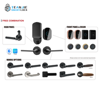 Cerradura Inteligente para Puerta con Tarjeta de Memoria, WiFi, SDK, Software Gratuito, M1 T57, Cerradura con Tarjeta Dividida, Cerradura para Puerta de Hotel con Huella Dactilar y Tarjeta de Memoria en la Nube