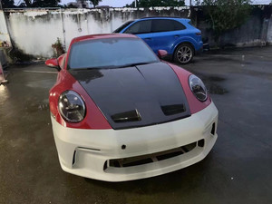 Pour <span class=keywords><strong>Porsche</strong></span> <span class=keywords><strong>911</strong></span> 991.1 991.2 kit Carrosserie 991.1 991.2 Mise À Niveau 992GT3 style pare-chocs avant couverture 991.1 991.2 kit Carrosserie - Product Image 5