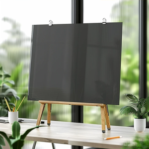 Tableau noir en verre trempé de qualité supérieure, nouveau design, facile à nettoyer, expédition mondiale, tableau noir magnétique, tableau blanc effaçable à <span class=keywords><strong>sec</strong></span> - Product Image 2