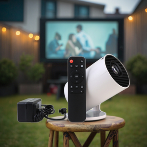 Proyector portátil HY300 Pro + HD Smart TV <span class=keywords><strong>LCD</strong></span> Decode Home Proyector Theater Video 4K 720P WiFi Outdoor LED Mini proyector - Product Image 5