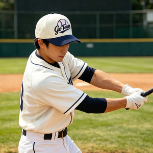 Casquette de baseball brodée 6 panneaux Go Team, chapeau de soleil ajustable pour hommes et femmes, casquette de sport décontractée pour le golf, la course et les activités de plein air - Product Image 5