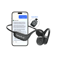 Écouteurs sans fil améliorés par l'IA CES 2025 avec indicateur de batterie LED, étanchéité IP66, autonomie de 5,3 à 10 heures, casque intelligent à commande vocale