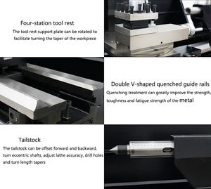 Torno Horizontal Manual Multifuncional de Precisión Media para Metal y Acero, Nuevo, en Venta - Product Image 2