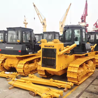 Mini-bulldozer Shantui SD13, marque de premier plan, moteur puissant de 105 kW, machinerie lourde de 13 tonnes avec composants de pompe à moteur principaux utilisés