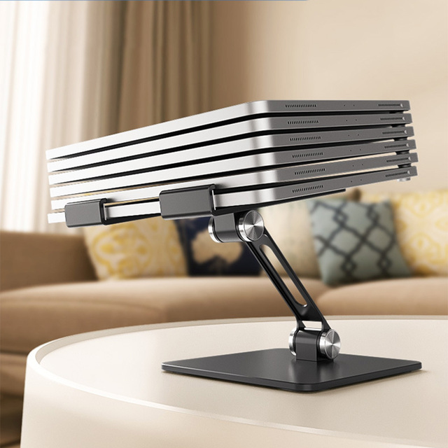 Portable Desktop Adjustable Tablet Stand Travel Essentials for Mobile Phone Holders & Monitor