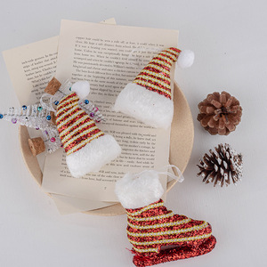 DAMAI Hot Selling Christmas Factory Wholesale Decorations Foam Glitter Christmas Cane Hat <b>Tree</b> Hanging Ornaments - Product Image 2