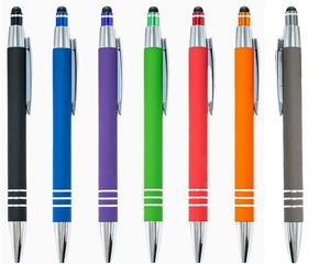 Stylet en métal Celena à finition mate personnalisée avec logo sur mesure, durable, pour iPad/tablette, cadeaux d'affaires - Product Image 3