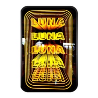 Boîte à lumière publicitaire Infinity Mirror abri arrêt de bus lightbox dynamique sinage