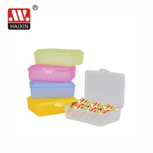 Популярная пластиковая пищевая Серверная коробка Haixing, коробка для сэндвичей и тортов, контейнер для хлеба для хранения и переноски