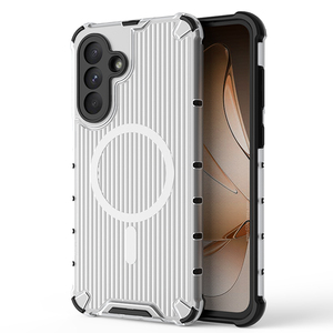 Funda Protectora para Teléfono Personalizada de Lujo Transparente Anti-Caídas de TPU+PC con Función de Carga Inalámbrica Magnética para Samsung A36 - Product Image 1