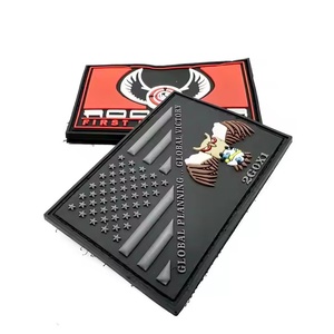 Strict Custom Factory Direct Formed 3D Soft Rubber Silicone Polyvinyl Chloride Hook And Loop Emblem pvc patch - Product Image 5