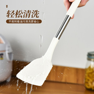 Espátula de silicona con mango de acero inoxidable, utensilio de cocina resistente al calor para cocinar y hornear - Product Image 1