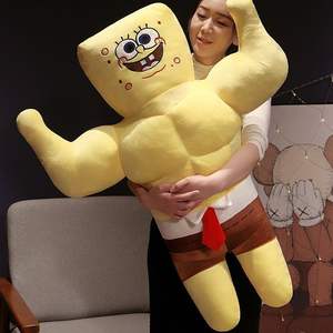 Peluche géante de dessin animé Kawaii <span class=keywords><strong>Bob</strong></span> l'éponge Patrick Star, jouet en peluche animé - Product Image 2