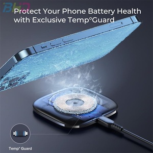 Logotipo personalizado Nuevo Venta caliente <span class=keywords><strong>INIU</strong></span> Cargador inalámbrico Banco de energía 15W Almohadilla de carga inalámbrica rápida con luz adaptable para dormir - Product Image 6