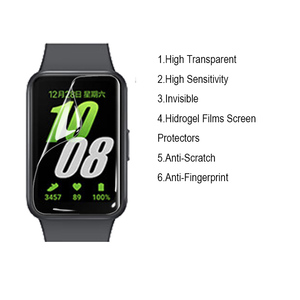 Protecteur d'écran en film Hydrogel souple pour <span class=keywords><strong>Samsung</strong></span> <span class=keywords><strong>Galaxy</strong></span> <span class=keywords><strong>Fit</strong></span> <span class=keywords><strong>3</strong></span>/Fit2/<span class=keywords><strong>Gear</strong></span> <span class=keywords><strong>Fit</strong></span> 2 <span class=keywords><strong>Pro</strong></span>/Protecteur d'écran pour bracelet intelligent - Product Image 4