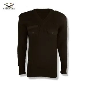 Best Selling pullover set outdoor tactical V neck fleece sweater men