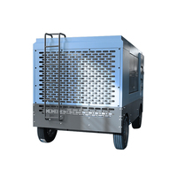 Nouveau design 2024 Compresseur d'air à vis diesel 140KW refroidi par air 16/18m³/min Stationnaire pour forage minier et dynamitage de pierres