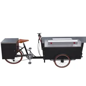 China fornecedor elétrico grelha bicicleta rua churrasco triciclo para venda