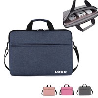 Sac à bandoulière pour ordinateur portable personnalisé avec logo, étanche en tissu Oxford, avec pochette portable unisexe pour ordinateur portable – Offre Spéciale
