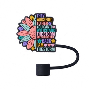 The New Straw Toppers Festival Peso Pluma <span class=keywords><strong>Karol</strong></span> <span class=keywords><strong>G</strong></span> Bunny Luck Charm Sealing Tumbler con resina Uv - Product Image 4