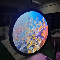 Écran LED circulaire couleur haute résolution à fréquence de rafraîchissement élevée pour événements scéniques, publicité et décoration intérieure/extérieure