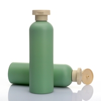 Bouteille ronde PE Morandi 250 ml personnalisable et recyclable à faible saturation pour shampoing, gel douche, après-shampoing, désinfectant pour les mains, soins de la peau
