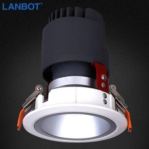 Plafonnier encastré intelligent ETL 5CCT 4 pouces 16W LED Downlight fixe et orientable avec cardan, étanche IC, pour usage hôtelier - Product Image 2