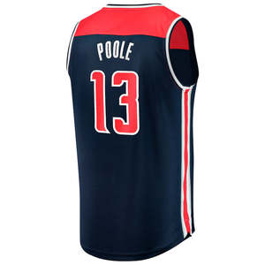 Washington Pria # Jersey Bola Basket Edisi Kota Poole 13 - Bordir dengan Logo yang Dijahit - Product Image 2